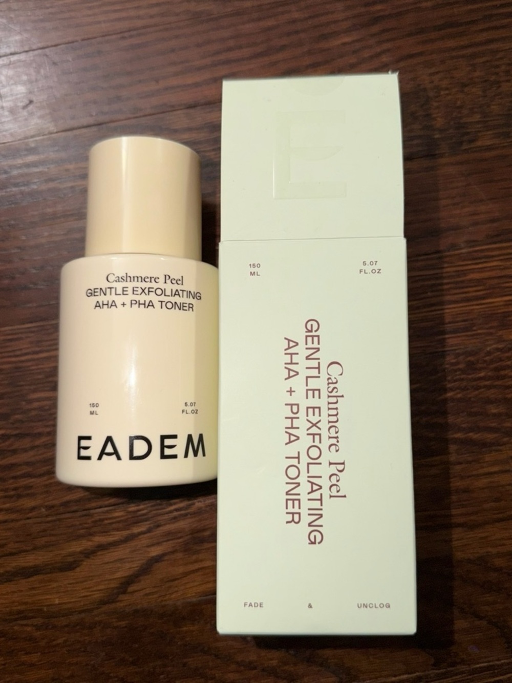 Cashmere Peel Gentle Exfoliating AHA + PHA Toner - Cream